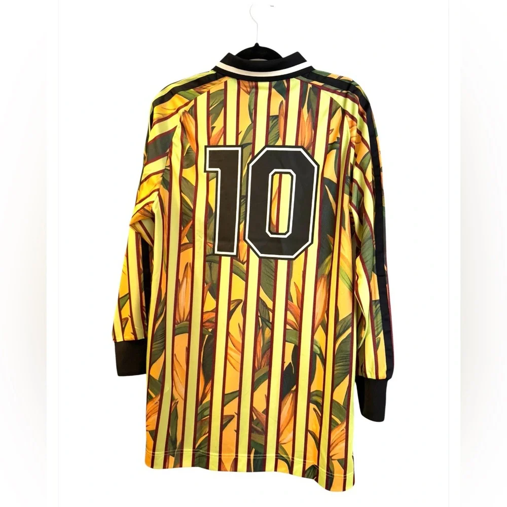 Adidas x FARM Rio Tropical Print Jersey Sporty Dress JD6284 Size Small NWT - Picture 5 of 17